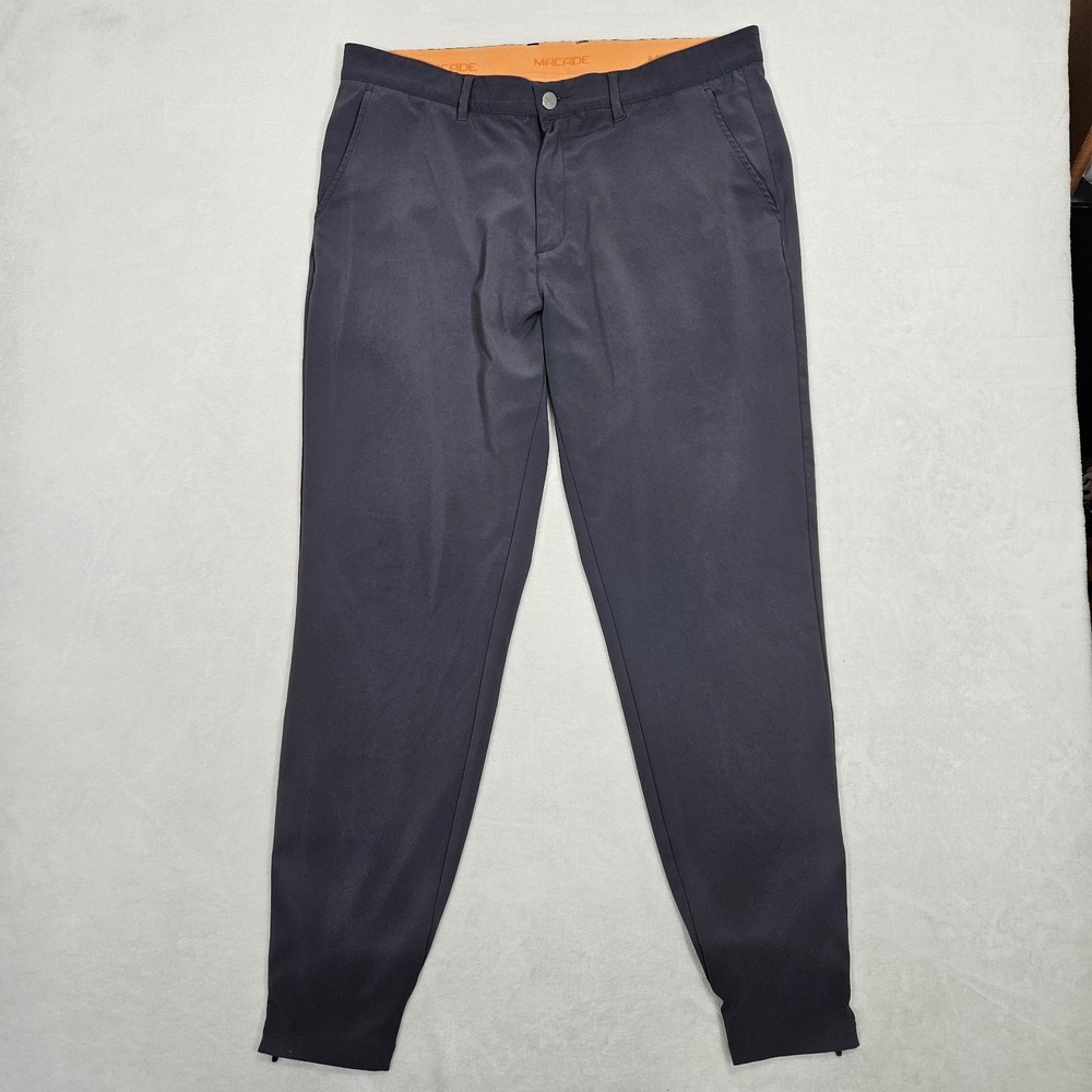 Macade Golf Pants Men's Size 36x31 Dark Gray Slim‎ Fit Tapered Stretch